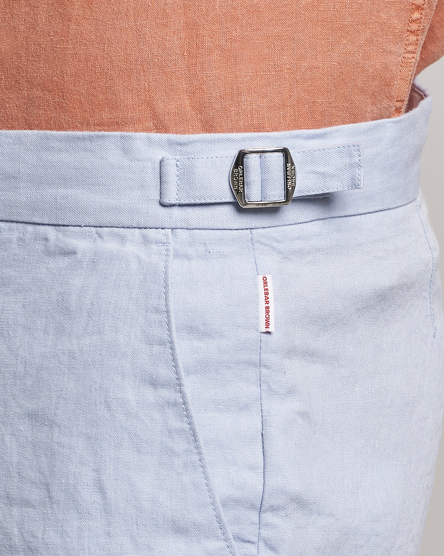 Herre | Shorts | Orlebar Brown | Norwich Linen Shorts Light Island Sky