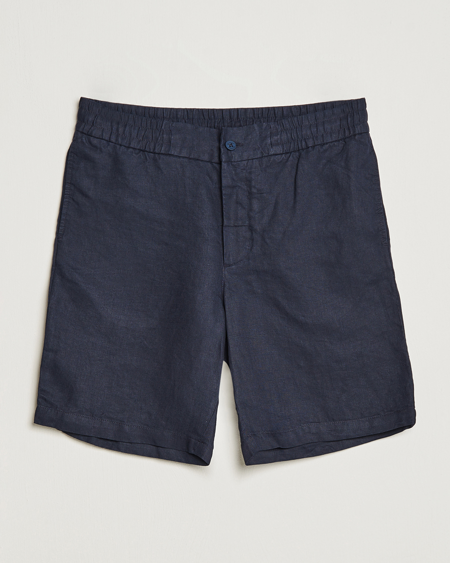 Herre | Shorts | Orlebar Brown | Cornell Linen Shorts Night Iris