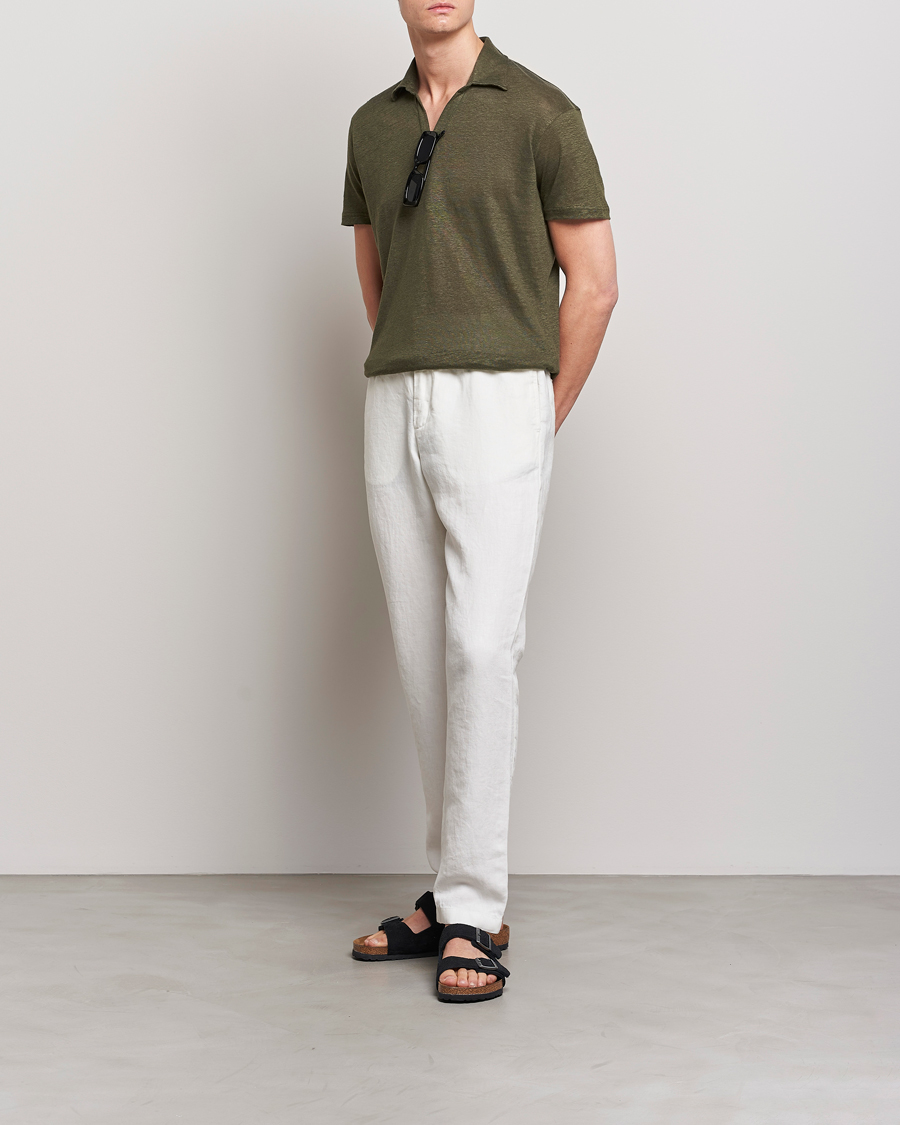 Herre | Bukser | Orlebar Brown | Cornell Linen Trousers Sandbar