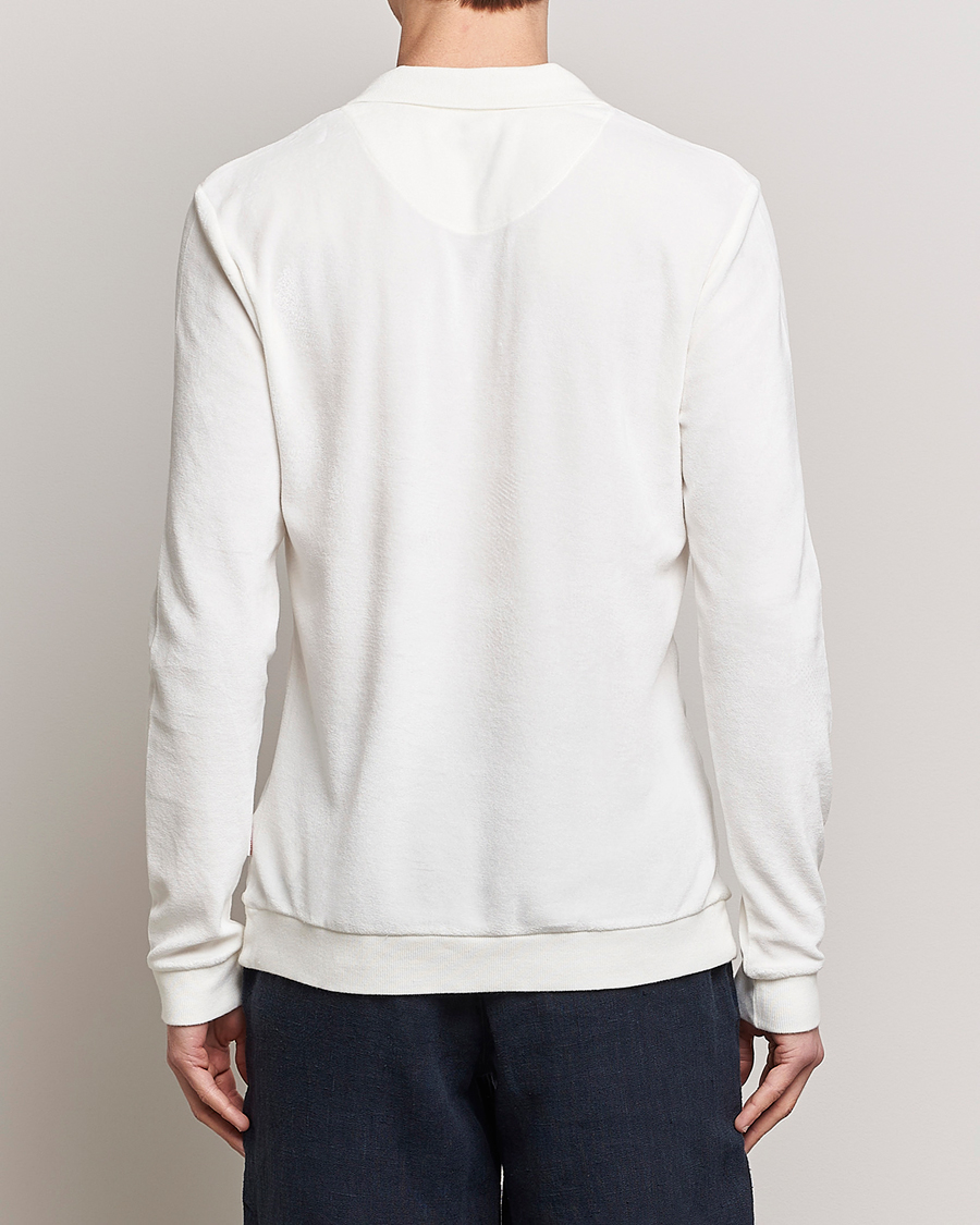 Herre | Trøjer | Orlebar Brown | Bouvet Cotton/Modal Terry Long Sleeve Terry Sandbar