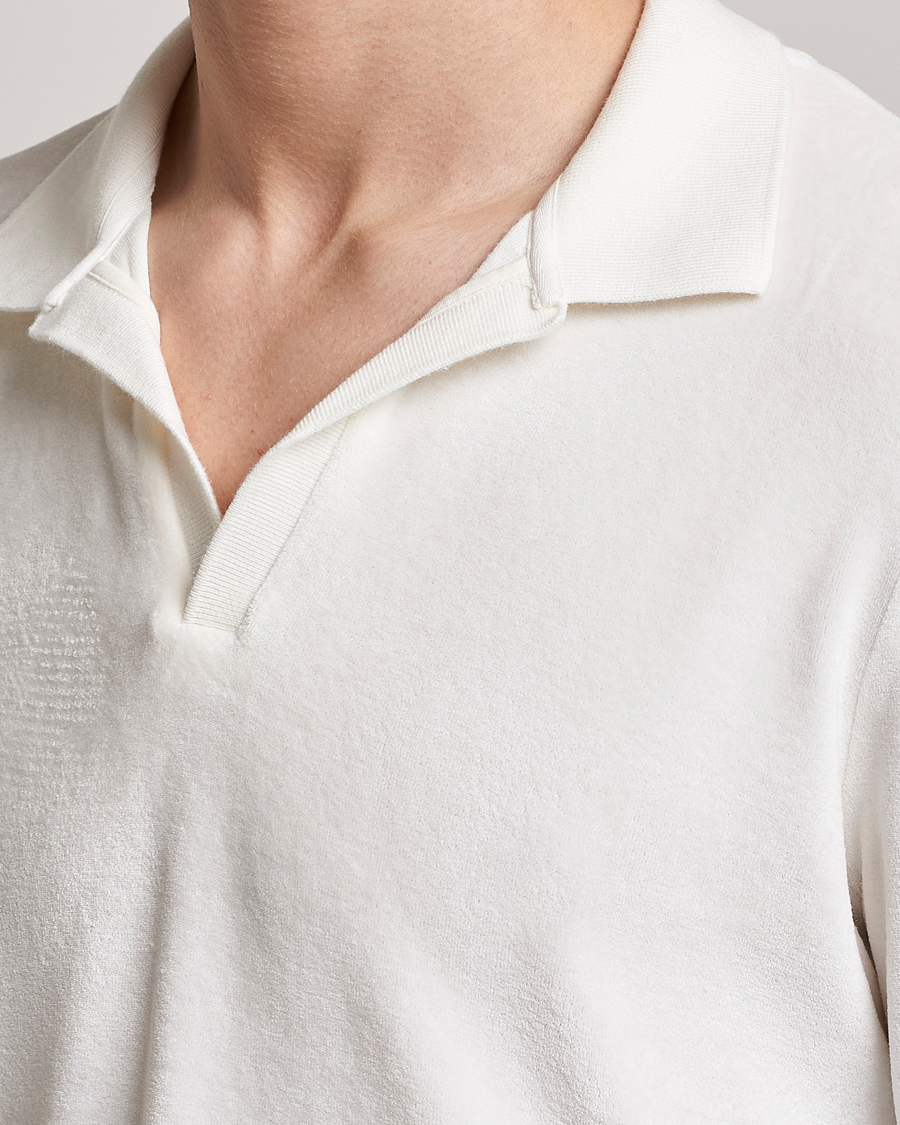 Herre | Trøjer | Orlebar Brown | Bouvet Cotton/Modal Terry Long Sleeve Terry Sandbar