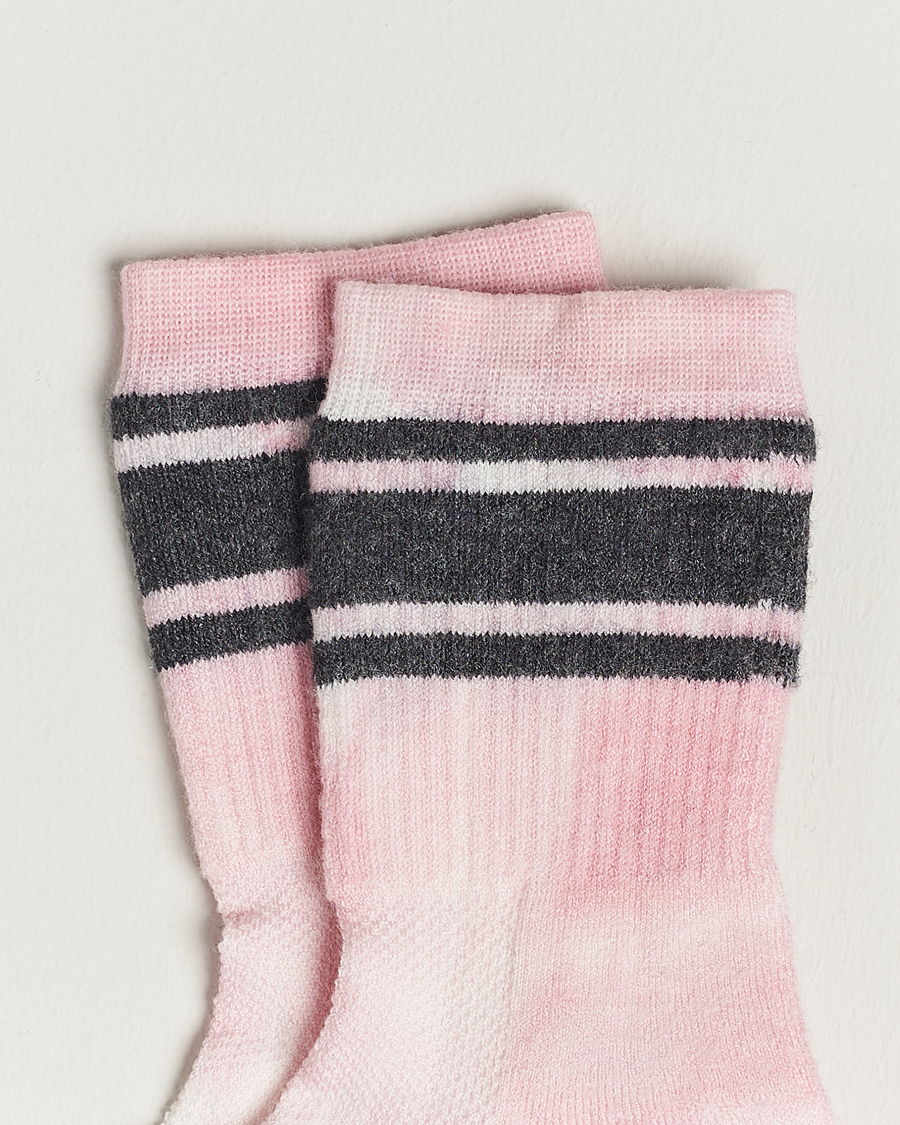 Herre | Satisfy | Satisfy | Merino Tube Socks  Rock Salt Tie Dye