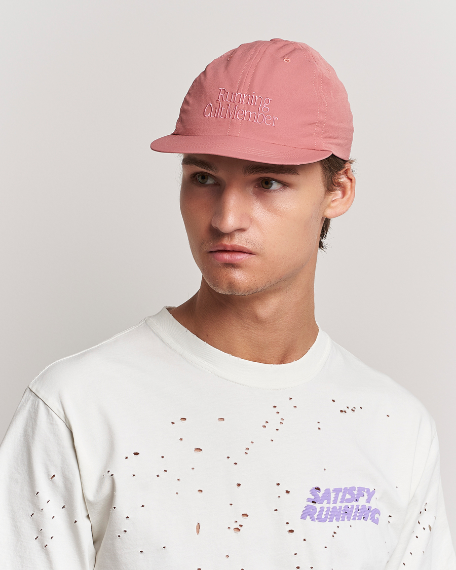 Herre |  | Satisfy | PeaceShell Running Cap  Desert Pink