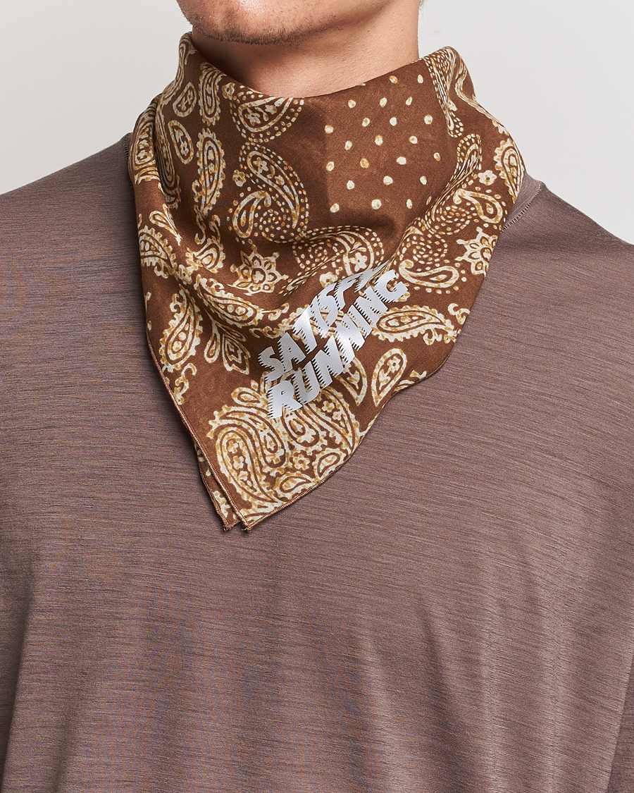 Herre | Lommeklude | Satisfy | Japanese Cotton Bandana Brown
