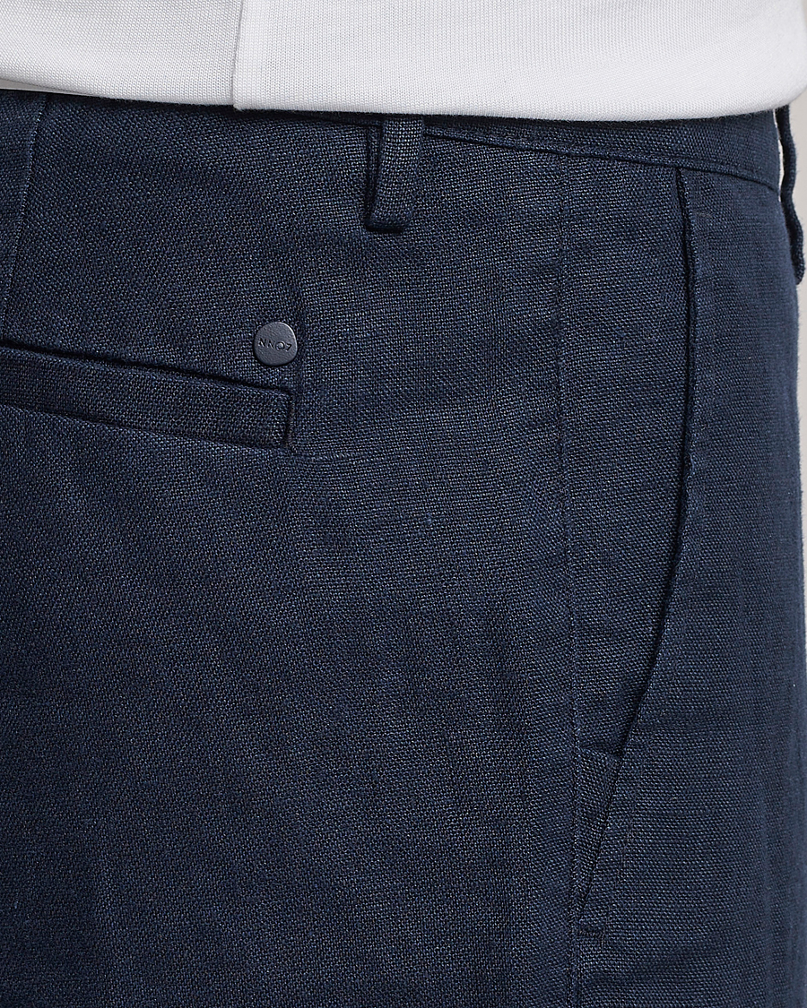Herre | Bukser | NN07 | Karl Linen Trousers Navy