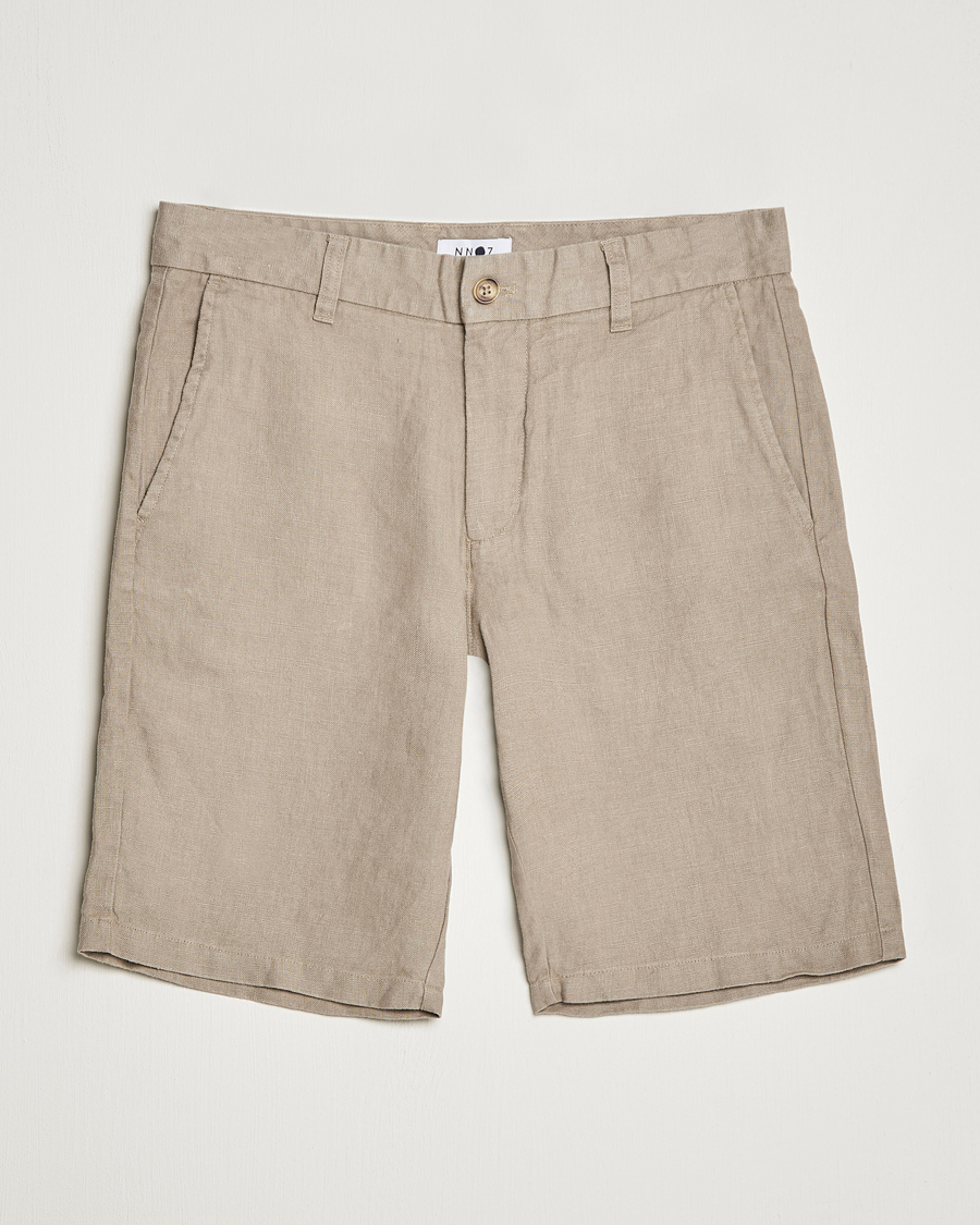 Herre | Shorts | NN07 | Crown Linen Shorts Greige