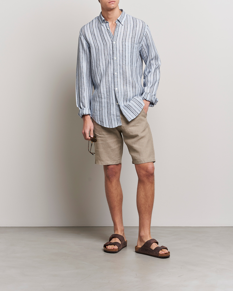 Herre | Shorts | NN07 | Crown Linen Shorts Greige