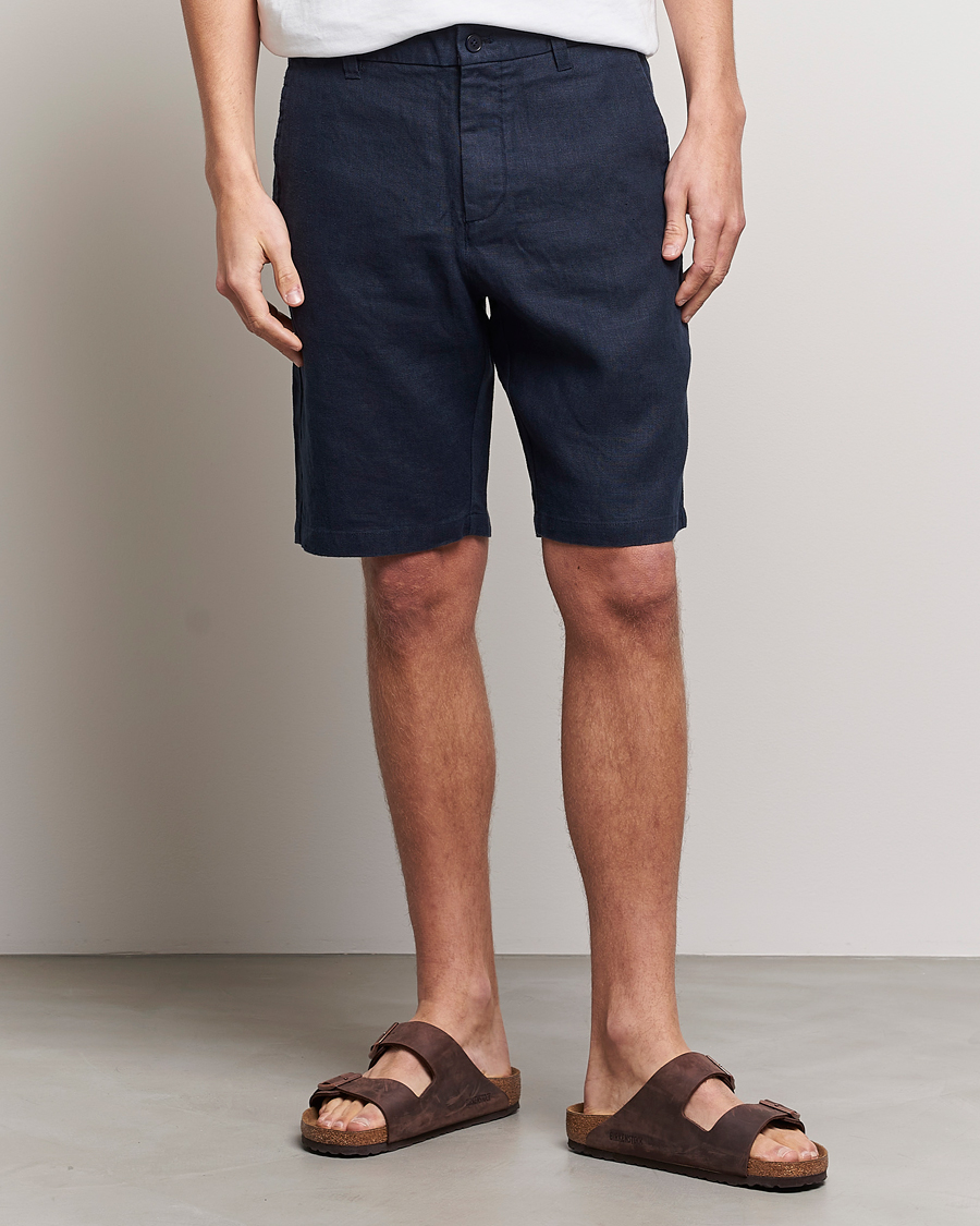Herre | The linen lifestyle | NN07 | Crown Linen Shorts Navy
