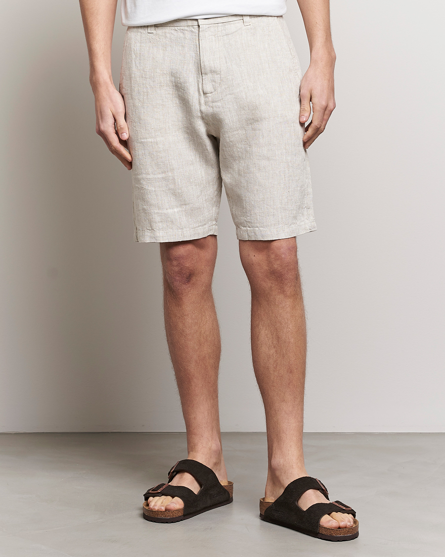 Herre | The linen lifestyle | NN07 | Crown Linen Shorts Oat