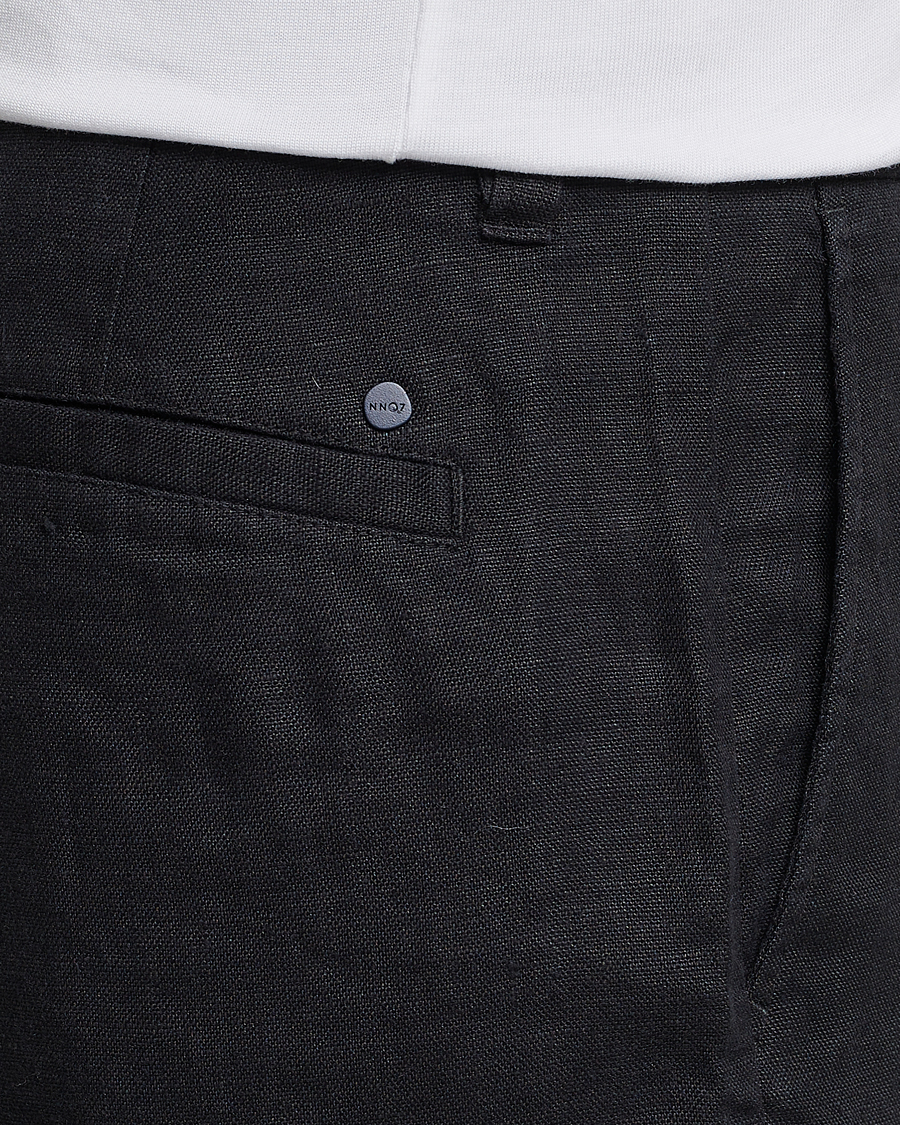 Herre | Shorts | NN07 | Crown Linen Shorts Black