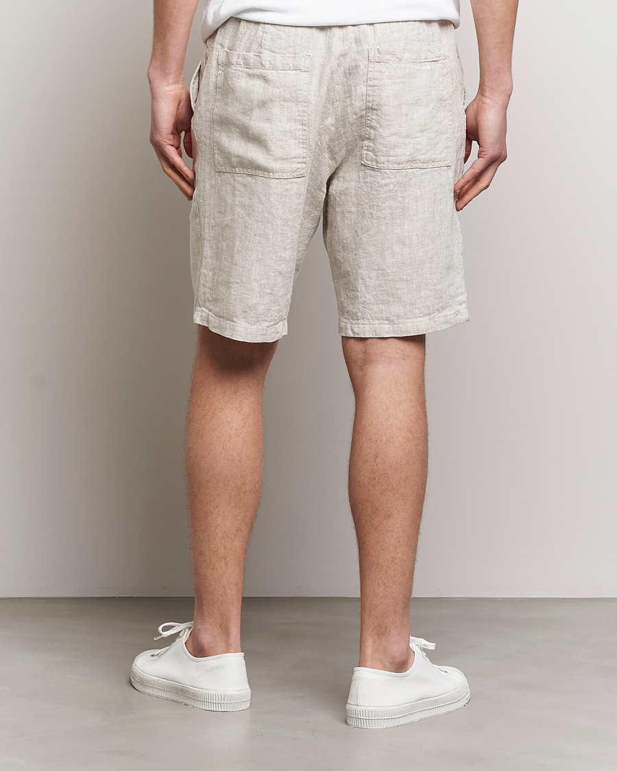 Herre | Shorts | NN07 | Keith Drawstring Linen Shorts Oat