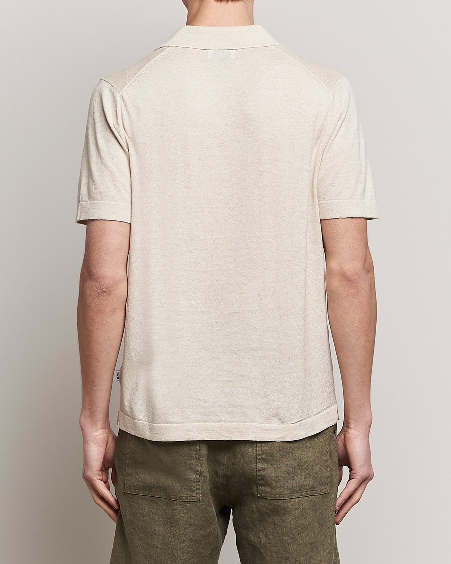 Herre | Polotrøjer | NN07 | Ryan Cotton/Linen Polo Oat