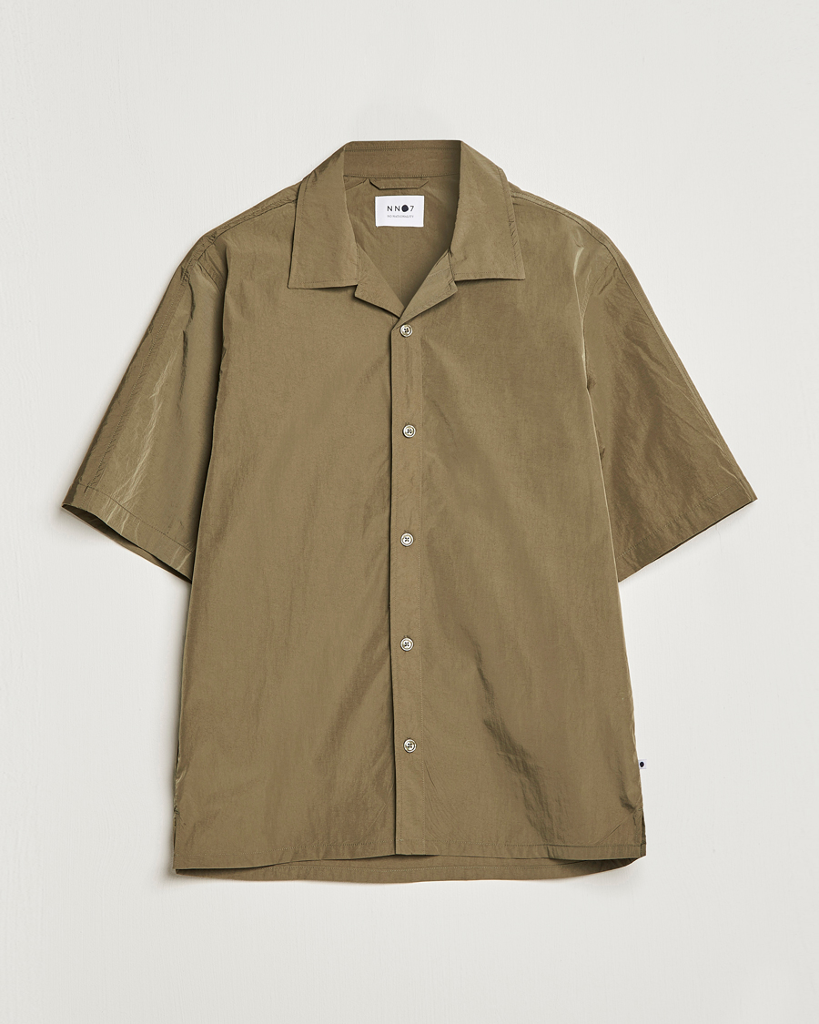 Herre | Skjorter | NN07 | Ole Recycled Resort Shirt Army