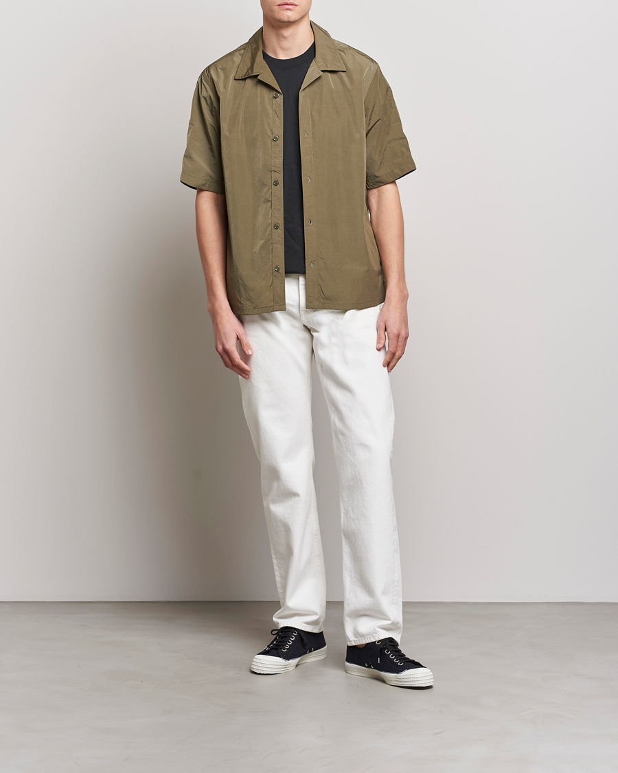 Herre | Skjorter | NN07 | Ole Recycled Resort Shirt Army