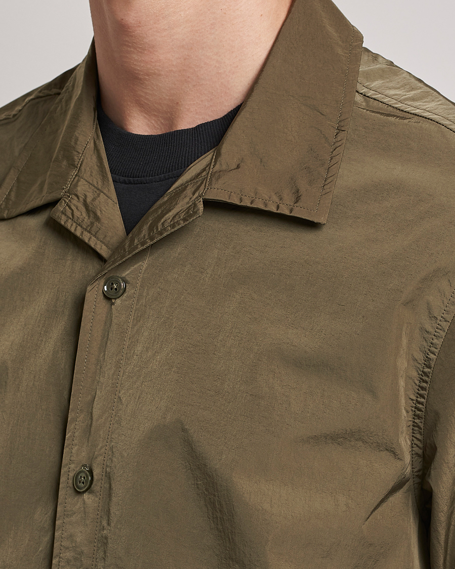 Herre | Skjorter | NN07 | Ole Recycled Resort Shirt Army