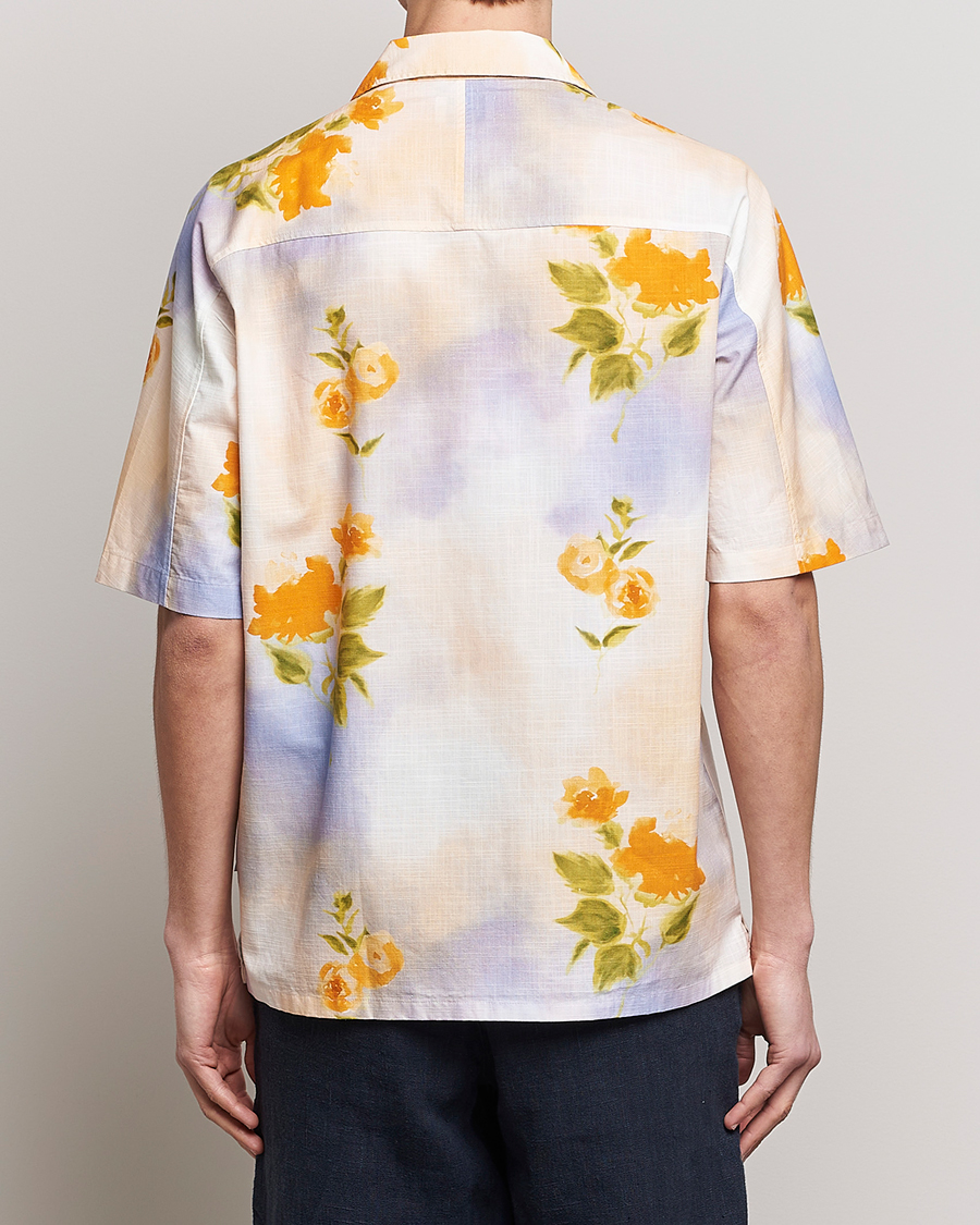 Herre | Skjorter | NN07 | Ole Short Sleeve Printed Cotton/Tencel Shirt Multi