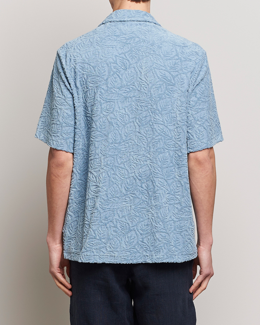 Herre | Polotrøjer | NN07 | Julio Structured Terry Polo Ashley Blue