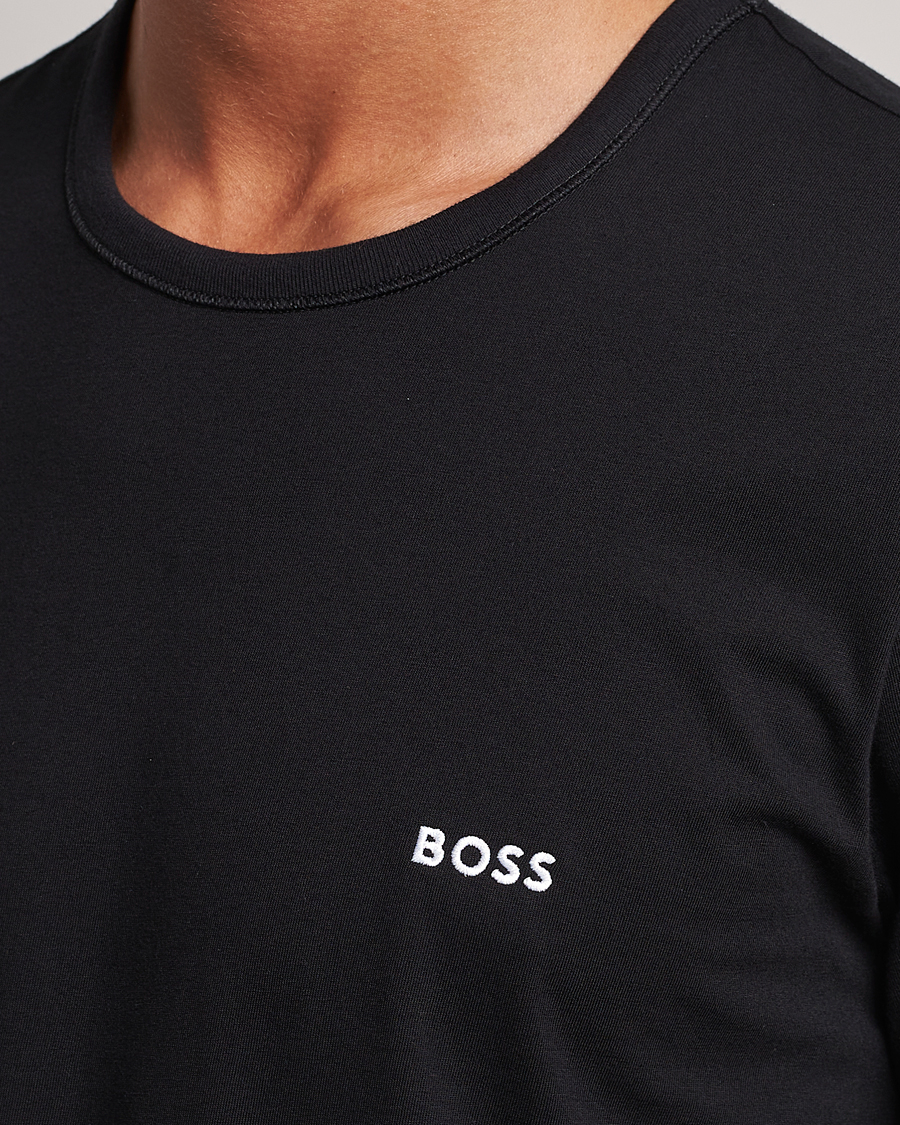 Herre | T-Shirts | BOSS BLACK | 3-Pack Crew Neck T-Shirt Navy/Blue/Black