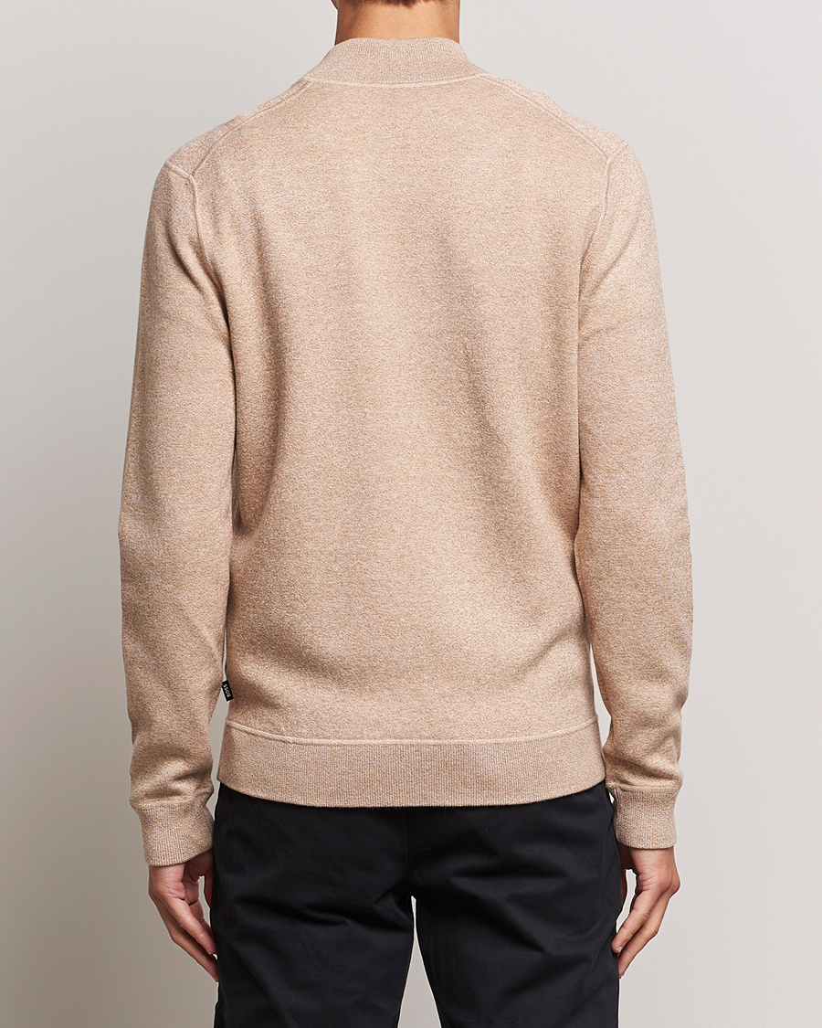 Herre | Trøjer | BOSS BLACK | Onorto Full Zip Sweater Medium Beige