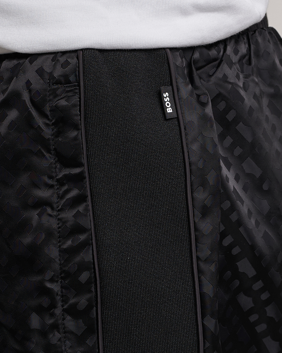 Herre | Bukser | BOSS BLACK | Lamont Monogram Sweatpants Black