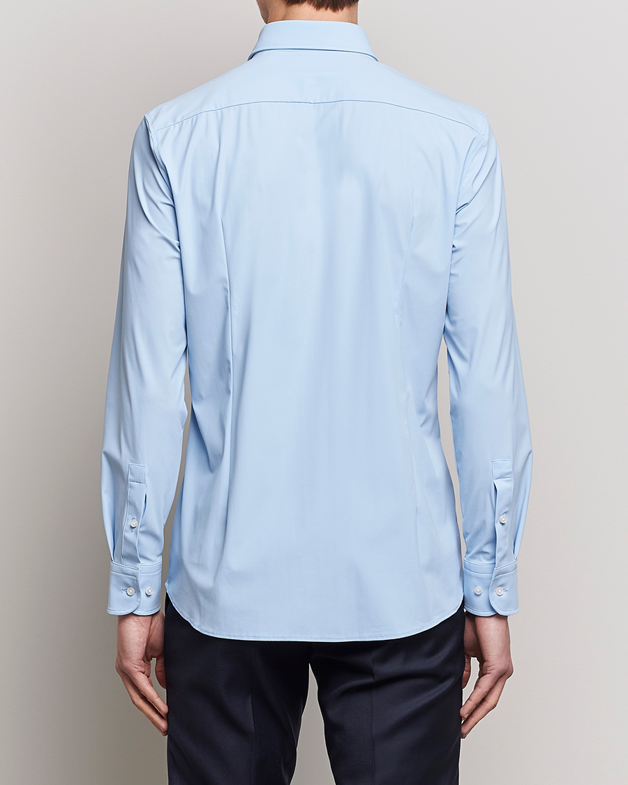 Herre | Skjorter | BOSS BLACK | Hank 4-Way Stretch Shirt Light Blue