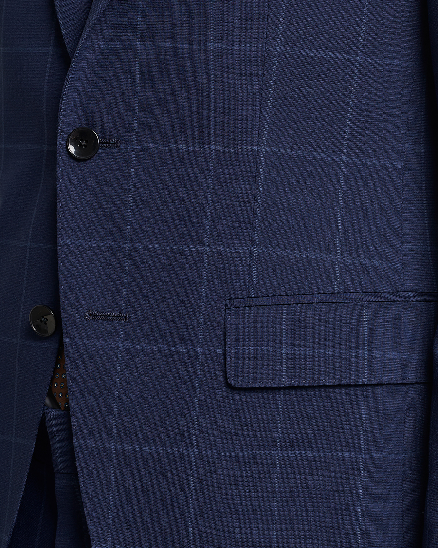 Herre | Blazere & jakker | BOSS BLACK | Huge Checked Suit Blazer Dark Blue