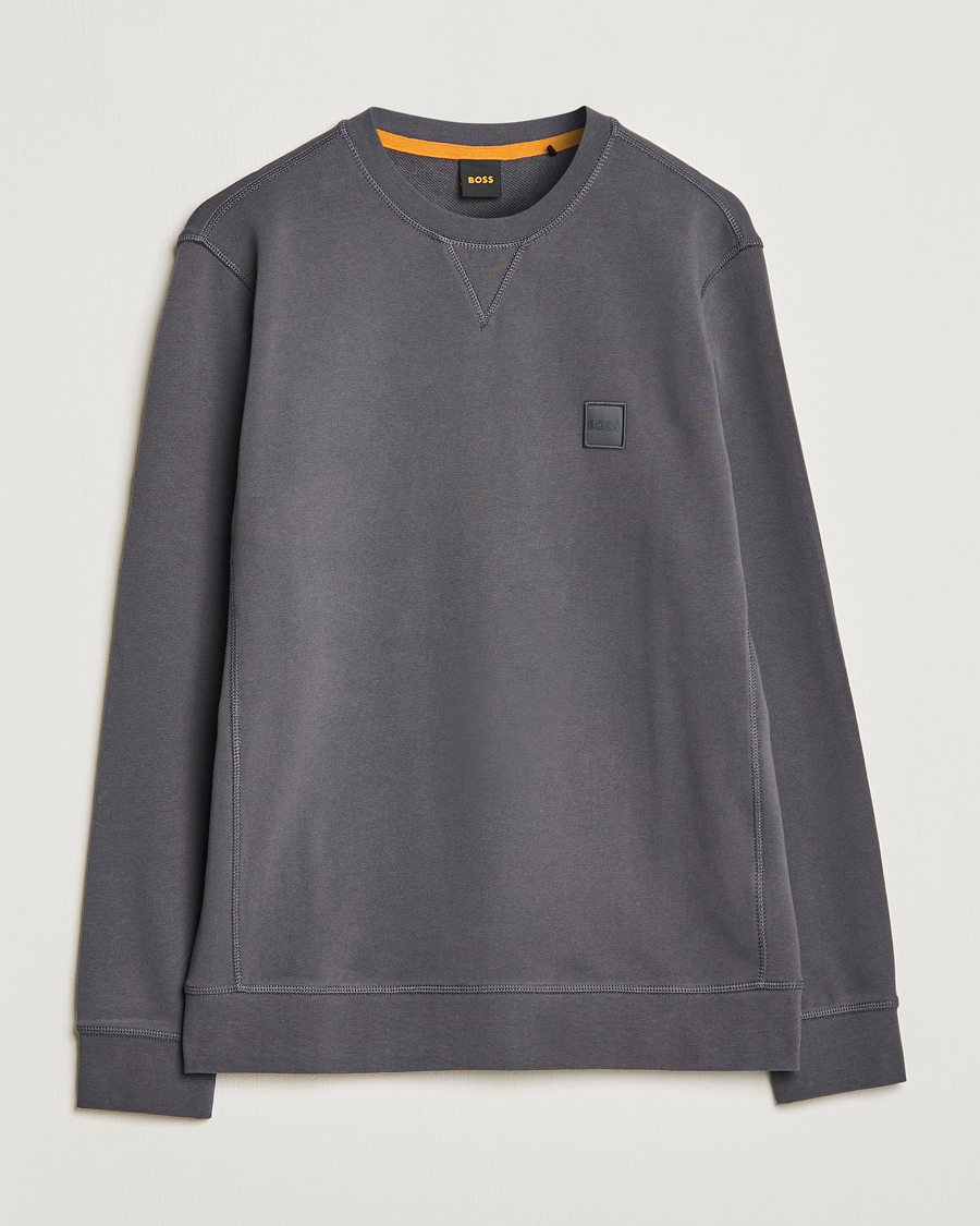 Herre | Trøjer | BOSS ORANGE | Westart Logo Sweatshirt Dark Grey