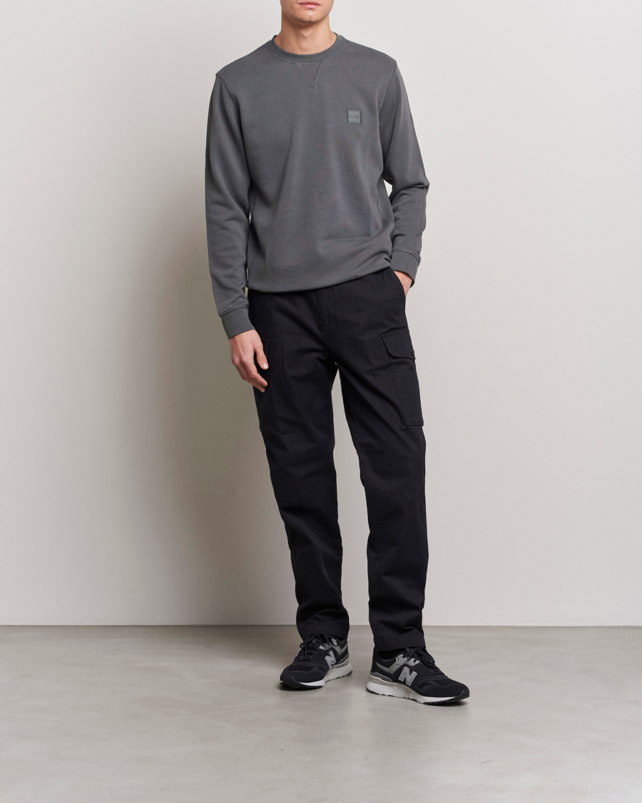 Herre | Trøjer | BOSS ORANGE | Westart Logo Sweatshirt Dark Grey