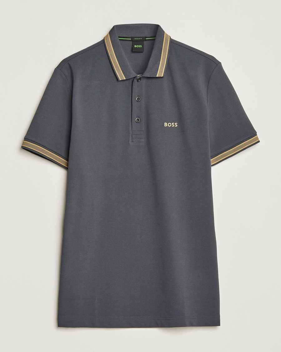 Herre | Polotrøjer | BOSS GREEN | Paddy Piké Dark Grey