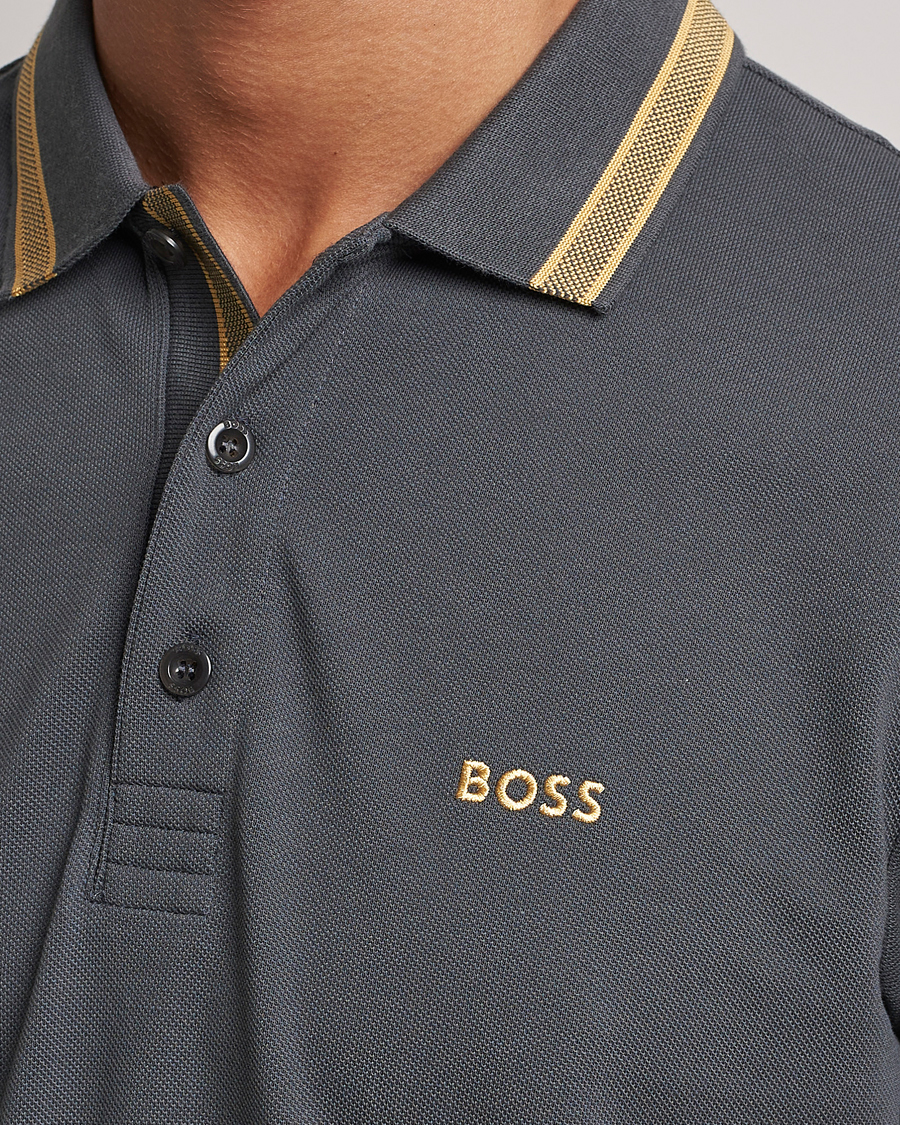 Herre | Polotrøjer | BOSS GREEN | Paddy Piké Dark Grey