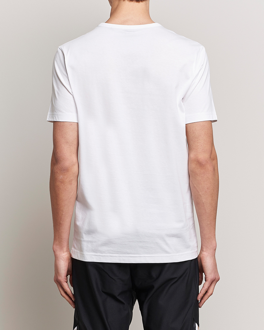 Herre | T-Shirts | BOSS GREEN | Curved Logo Crew Neck T-Shirt Natural