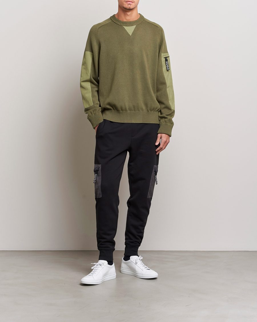 Herre | Trøjer | HUGO | Sutil Knitted Sweater Khaki
