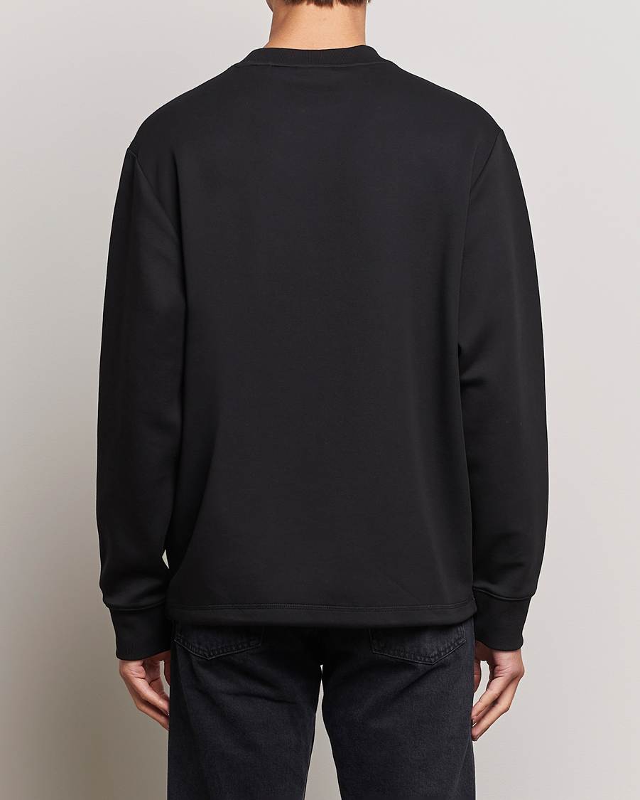 Herre | Trøjer | HUGO | Dhaluli Pocket Crew Neck Sweatshirt Black