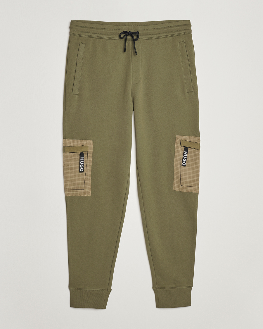 Herre | Bukser | HUGO | Duerica Sweatpants Open Green