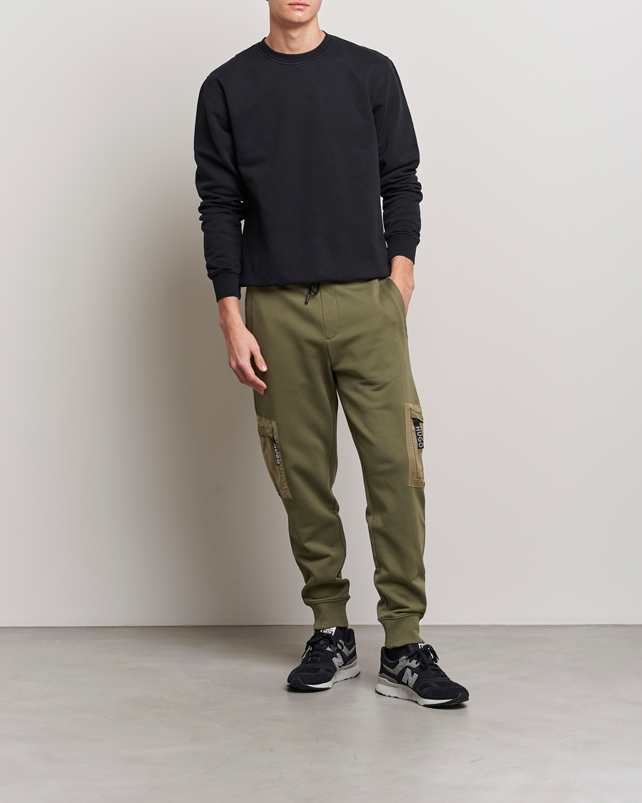 Herre | Bukser | HUGO | Duerica Sweatpants Open Green