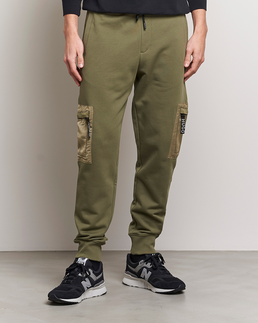 Herre | Bukser | HUGO | Duerica Sweatpants Open Green
