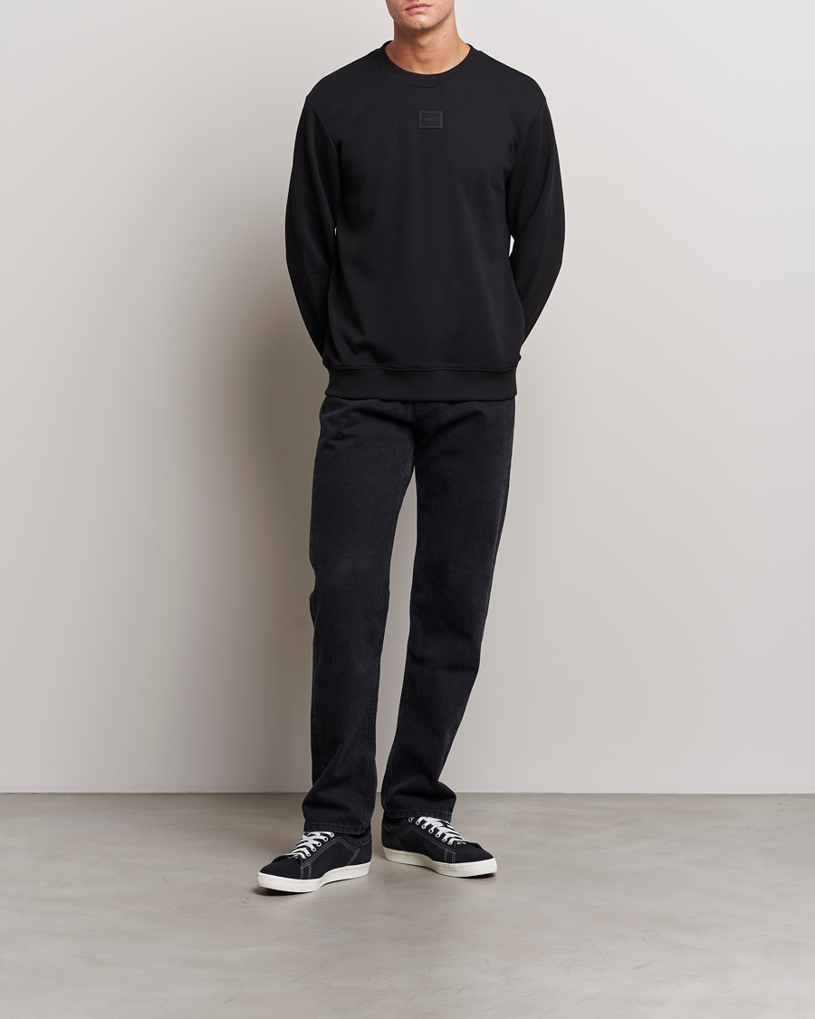 Herre | Trøjer | HUGO | Diragol Crew Neck Sweatshirt Black
