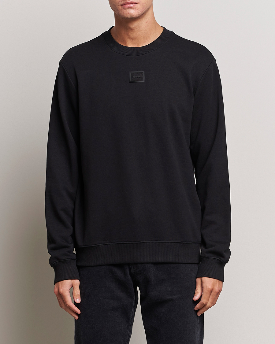 Herre | Trøjer | HUGO | Diragol Crew Neck Sweatshirt Black