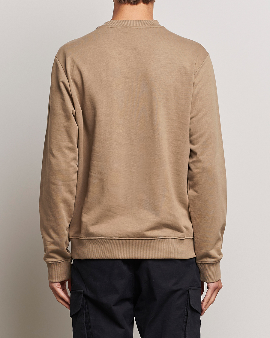 Herre | Trøjer | HUGO | Diragol Crew Neck Sweatshirt Open Brown