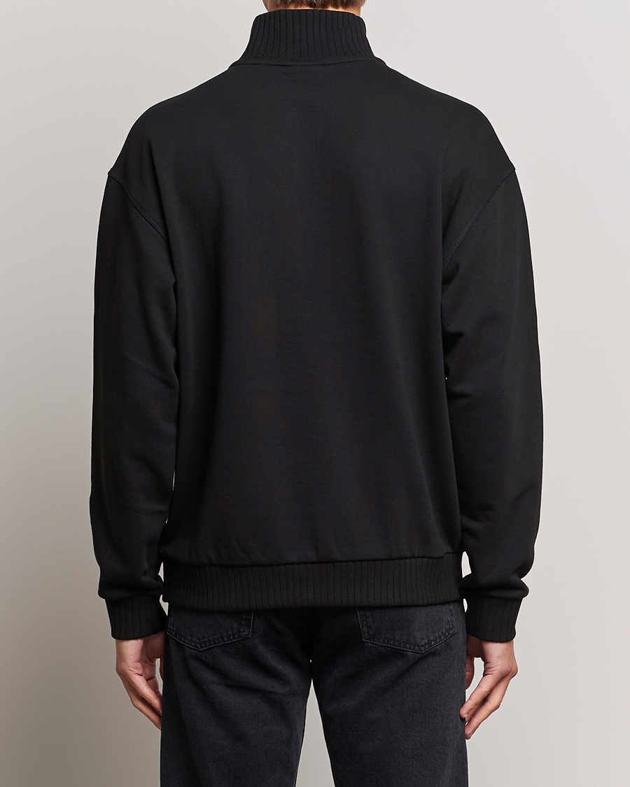 Herre | Trøjer | HUGO | Dutzagata Logo Half Zip Sweater Black