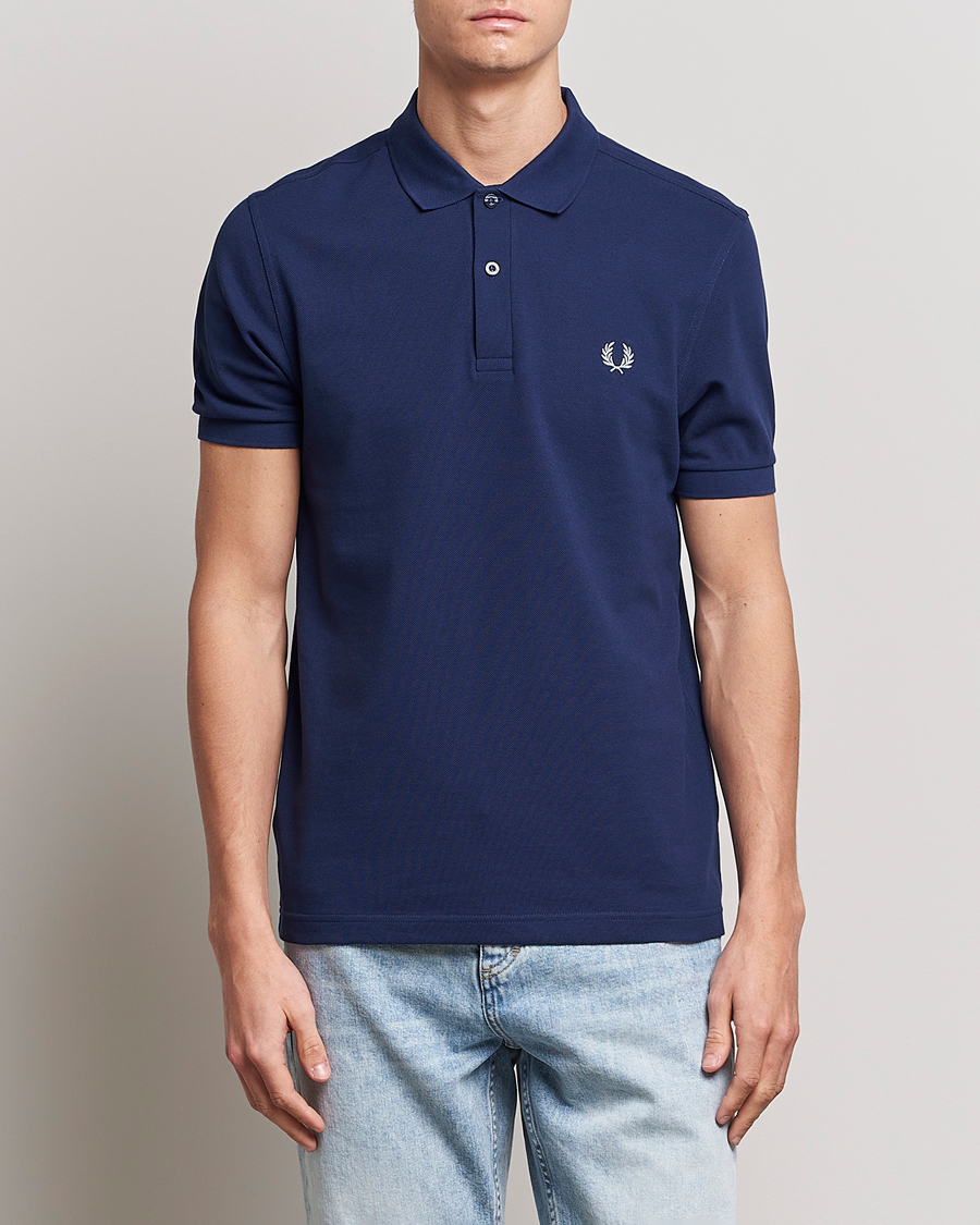 Herre | Polotrøjer | Fred Perry | Plain Polo Shirt French Navy