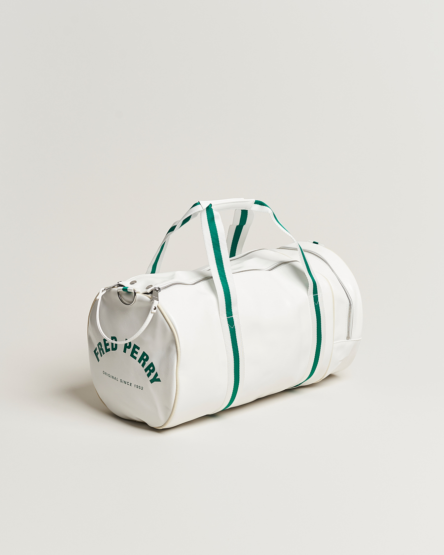 Herre | Fred Perry Classic Barrel Bag Snow White | Fred Perry | Classic Barrel Bag Snow White
