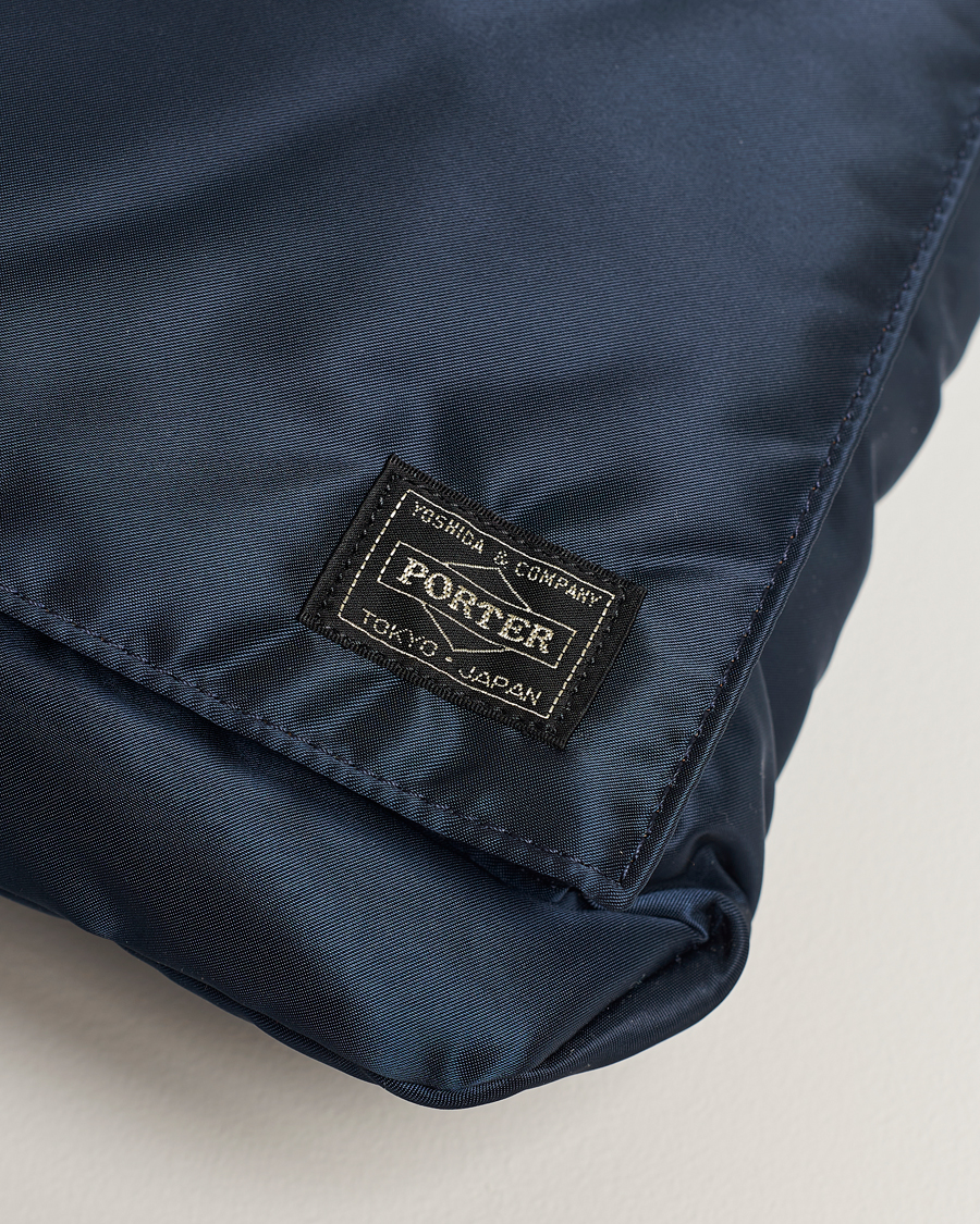Herre | Porter-Yoshida & Co. Tanker Short Helmet Bag Iron Blue | Porter-Yoshida & Co. | Tanker Short Helmet Bag Iron Blue