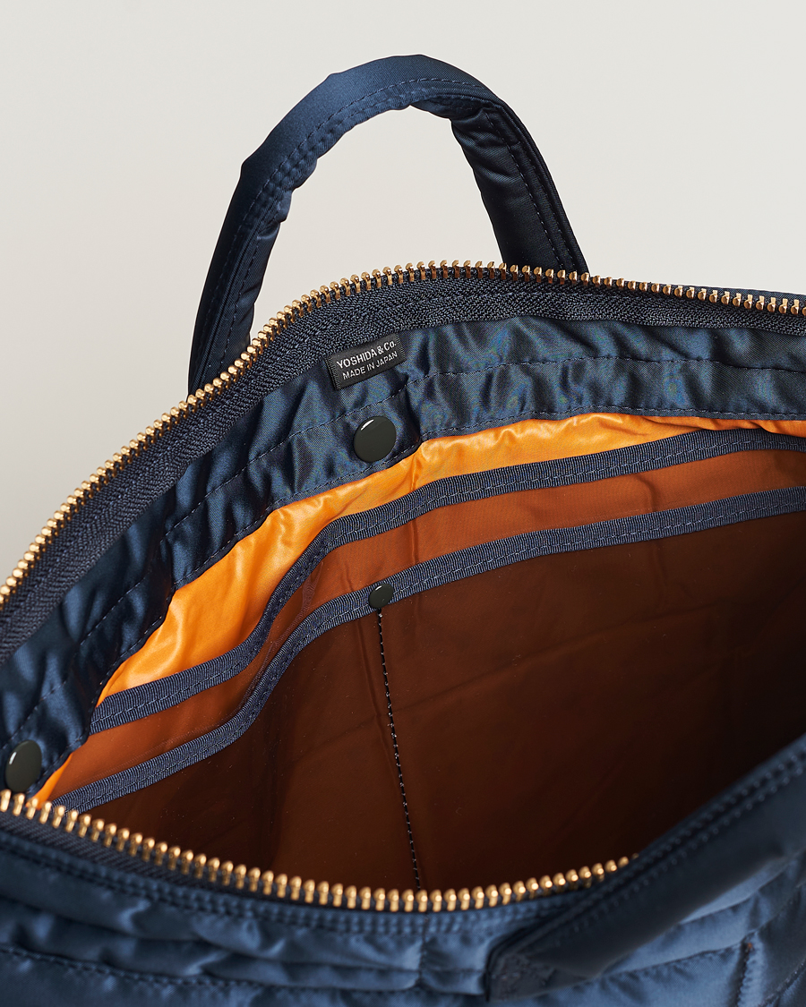 Herre | Porter-Yoshida & Co. Tanker Short Helmet Bag Iron Blue | Porter-Yoshida & Co. | Tanker Short Helmet Bag Iron Blue