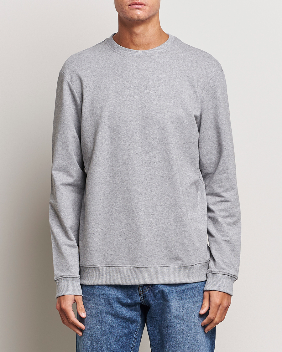 Herre | Bread & Boxers | Bread & Boxers | Loungewear Crew Neck Sweatshirt Grey Melange