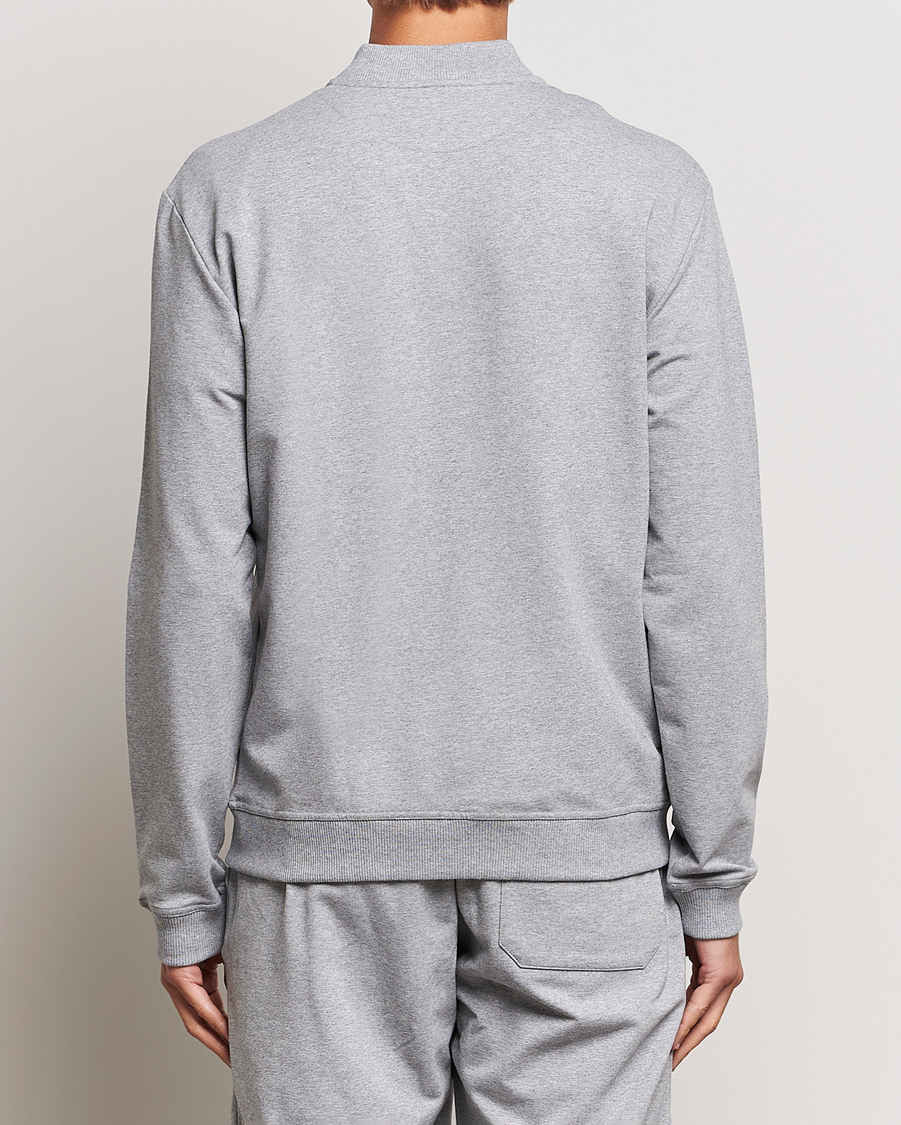Herre | Trøjer | Bread & Boxers | Loungewear Full Zip Sweater Grey Melange