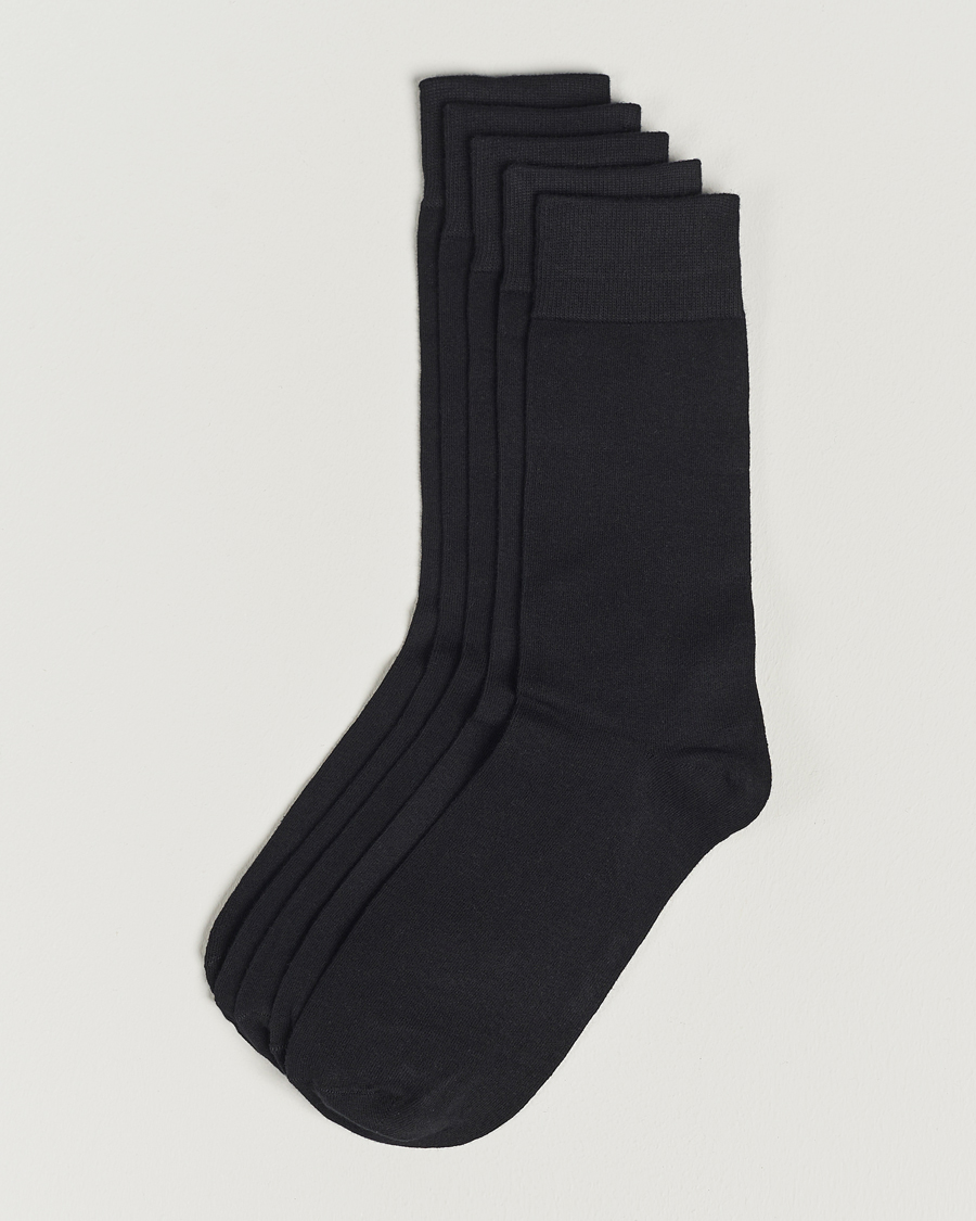 Herre | Almindelige sokker | Bread & Boxers | 5-Pack Socks Black