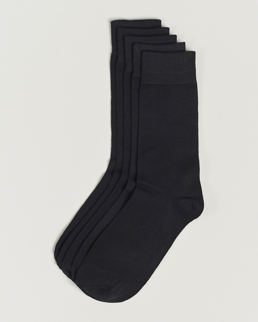 Herre | Undertøj | Bread & Boxers | 5-Pack Socks Black