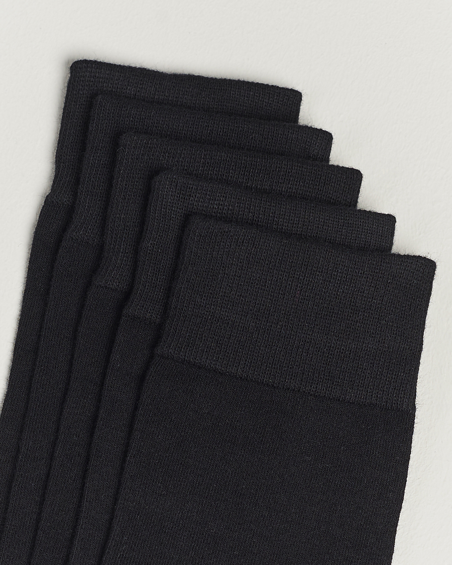 Herre | Tøj | Bread & Boxers | 5-Pack Socks Black