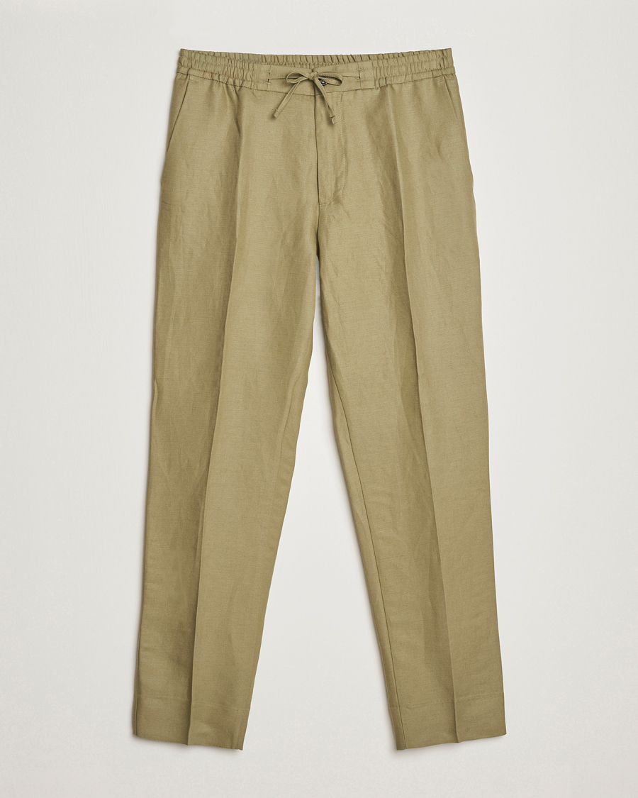 Herre | Bukser | J.Lindeberg | Baron Tencel/Linen Trousers Aloe